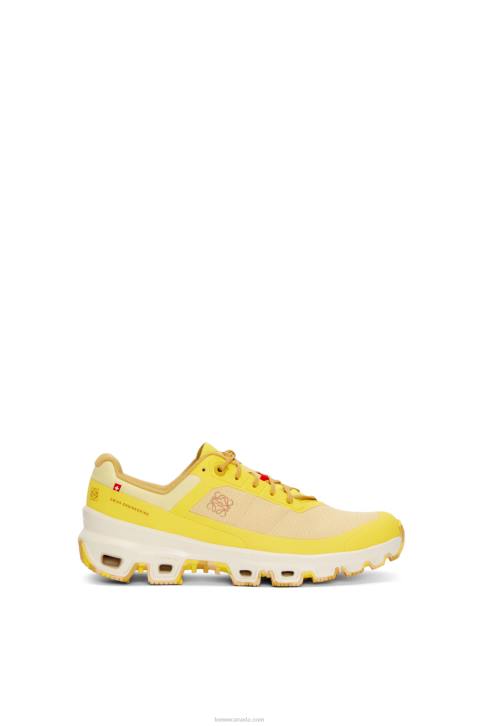 Loewe Cloudventure running shoe in nylon 688V634 Women Pale Yellow