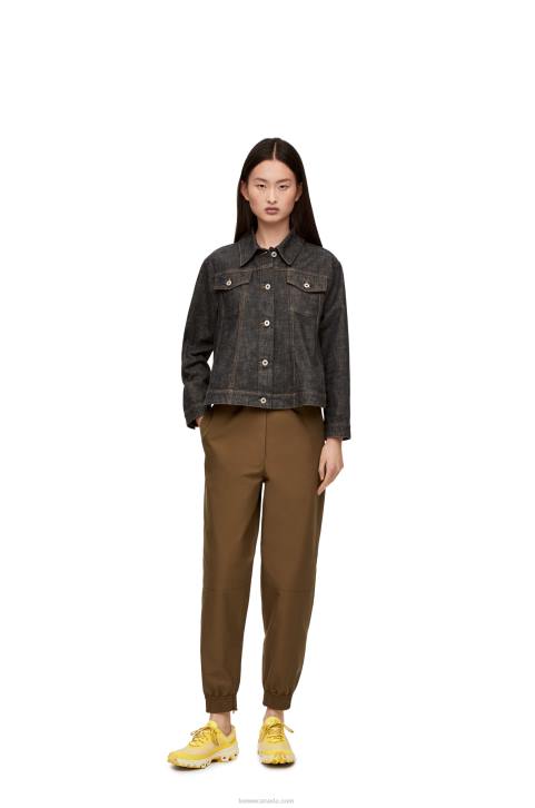 Loewe Cloudventure running shoe in nylon 688V634 Women Pale Yellow