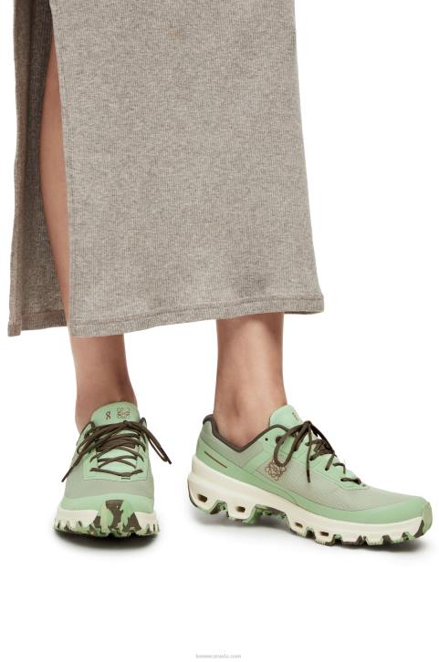 Loewe Cloudventure running shoe in nylon 688V635 Women Pale Green